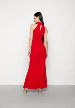 Wal G Halter Neck Maxi Dress - Robe De Cocktail - Red -Wal Mode Promos Soldes Boutique bb955d96afcc4a0aa77357e55c175657