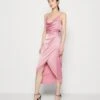 Wal G Milly Tulip Skirt Midi - Robe De Soirée - Mauve