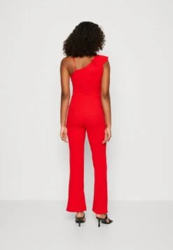 Wal G Layla Ruffle Neck - Combinaison - Red -Wal Mode Promos Soldes Boutique be15b69a1fc8481bb4e5bfec5bcc0974