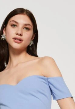 Wal G Rish Off Shoulder Maxi - Robe En Jersey - Powder Blue 11 Wal G Rish Off Shoulder Maxi - Robe En Jersey - Powder Blue -Wal Mode Promos Soldes Boutique bf612901dbec459db85098d596ce5ba5