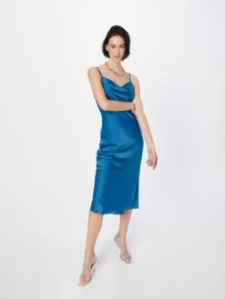 Wal G Robes Midi Robe CARA Femme Bleu -Wal Mode Promos Soldes Boutique c181d505d6daaee1e0c809a3a1719e73