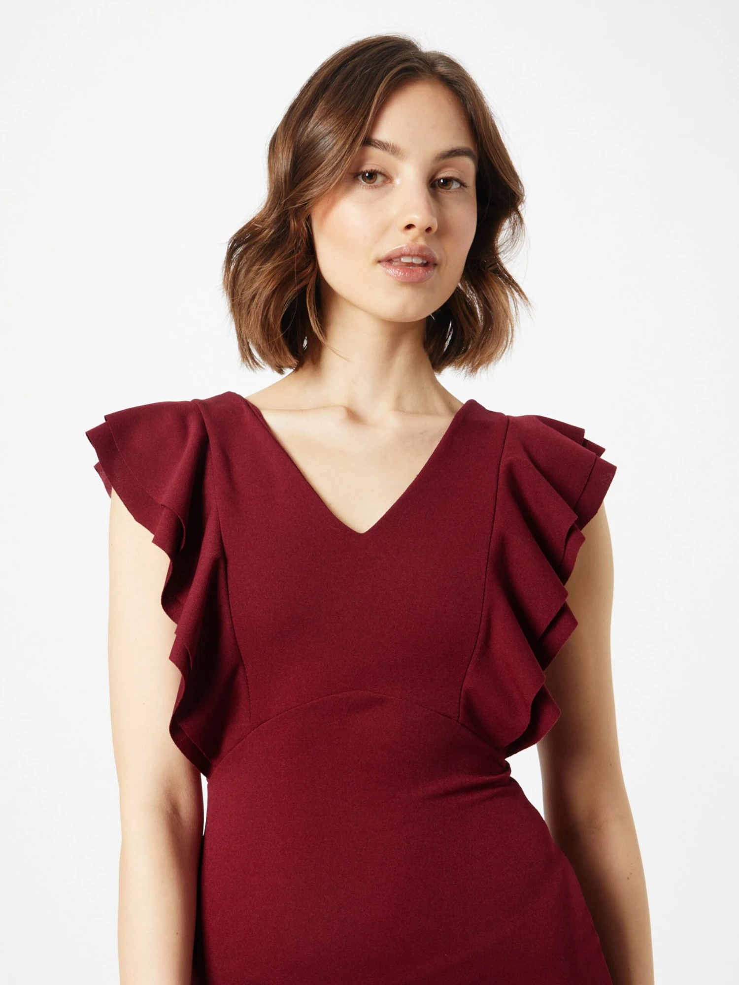 Wal G Mini-robes Robe ALESSIA Femme Lie De Vin 2 Wal G Mini-robes Robe ALESSIA Femme Lie De Vin – Image 2