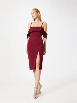 Wal G Mini-robes Robe ZIMMI Femme Lie De Vin -Wal Mode Promos Soldes Boutique c4f0584b787ad14fc94fc31373f4c316