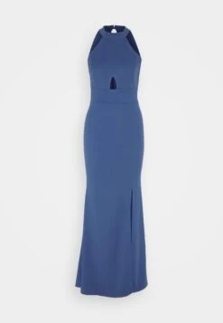 Wal G Hannah Cut Out Maxi - Robe De Cocktail - Denim Blue -Wal Mode Promos Soldes Boutique c6717f1613aa4f409849ae7e3dfe3801