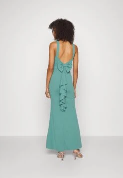 Wal G Sacha Frill Dress - Robe De Cocktail - Sage Green -Wal Mode Promos Soldes Boutique c767c241b5ec47379ebd6d3708f0e545