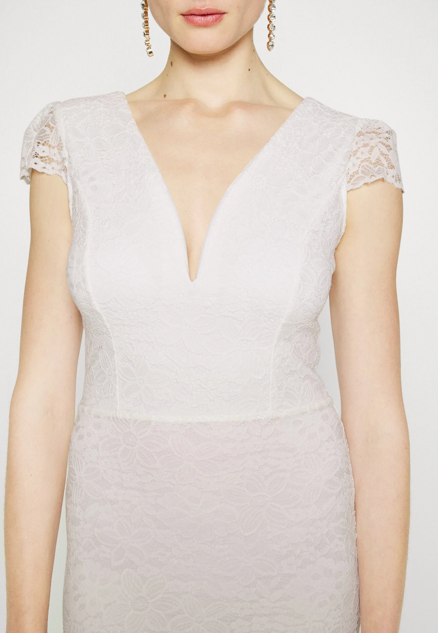 Wedding Tall First Dance Neck - Robe De Cocktail - White 5 Wedding Tall First Dance Neck - Robe De Cocktail - White – Image 5