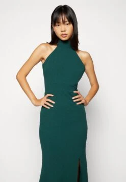 Wal G Sara Halter Neck Maxi Dress - Robe De Cocktail - Forest Green 9 Wal G Sara Halter Neck Maxi Dress - Robe De Cocktail - Forest Green -Wal Mode Promos Soldes Boutique caa12454ff784614a27d1244eccd3c49