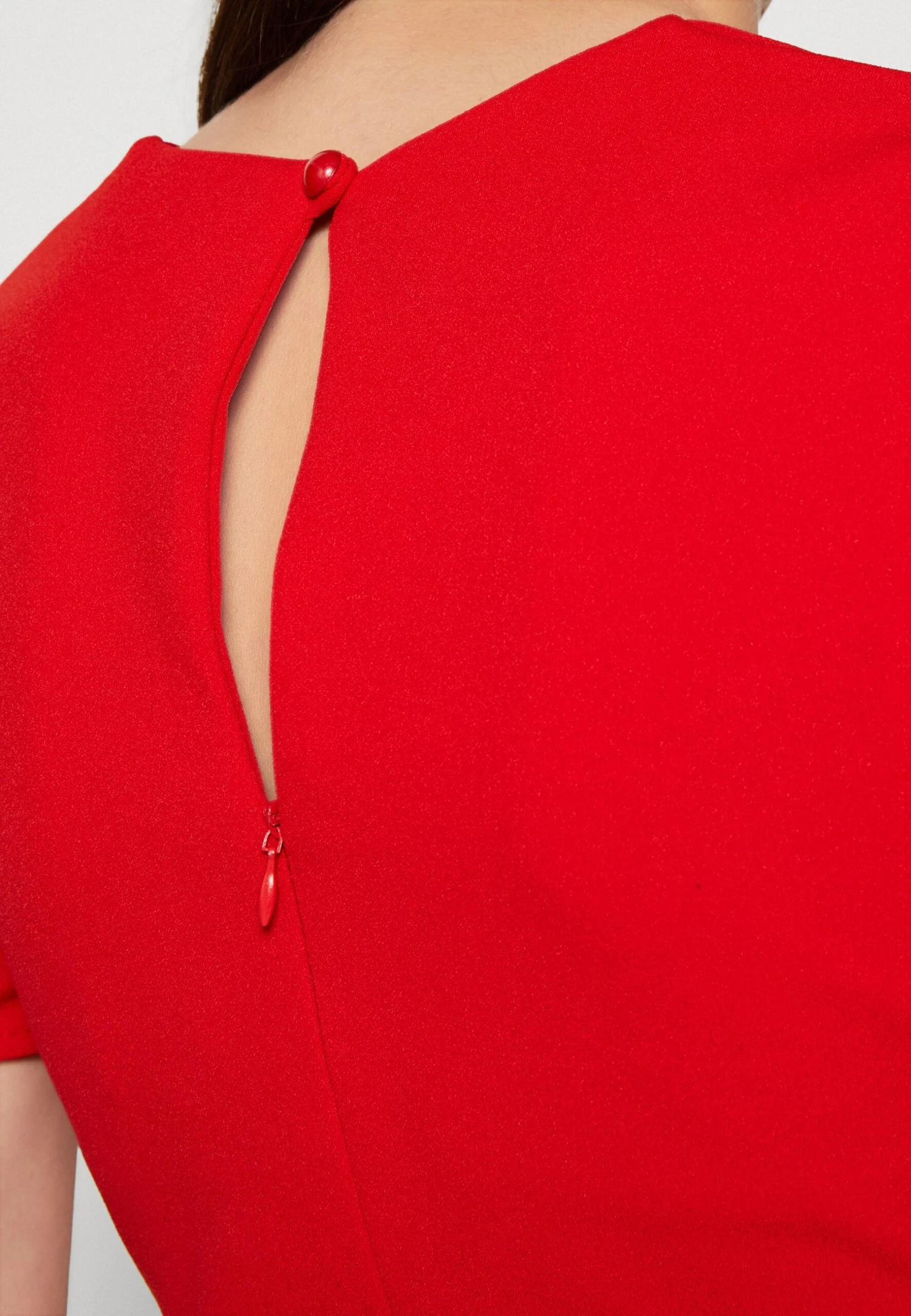 Wal G Brody Curve Neck Skater - Robe En Jersey - Red 6 Wal G Brody Curve Neck Skater - Robe En Jersey - Red – Image 6