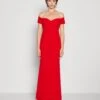 Wal G Rish Off Shoulder Maxi - Robe En Jersey - Red