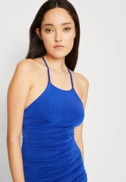 Wal G Ru Backless Mini - Robe En Jersey - Electric Blue -Wal Mode Promos Soldes Boutique d132a216d0884567879e256afcd9276b