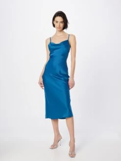 Wal G Robes Midi Robe CARA Femme Bleu -Wal Mode Promos Soldes Boutique dce27212aa44a866af2d3b07febc0b6e