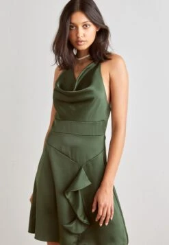 Wal G Aja Ruffle Mini - Robe De Jour - Medow