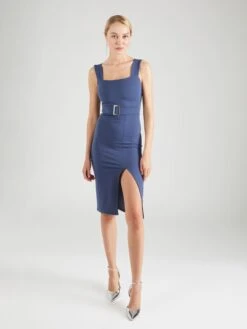 Wal G Robes Midi Robe JUMINA Femme Marine -Wal Mode Promos Soldes Boutique e2d228a54b0ee30ad198de32e25c7250