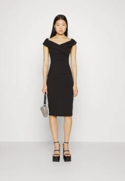Wal G Zara Midi Dress - Robe De Soirée - Black -Wal Mode Promos Soldes Boutique e375c78a80724a9896f9ff6fc84d9130