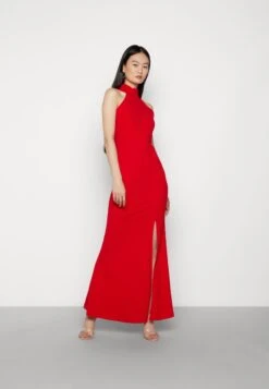 Wal G Halter Neck Maxi Dress - Robe De Cocktail - Red