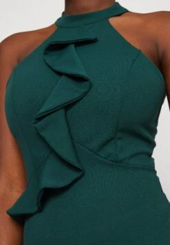 Wal G Tilly Ruffle Halter Neck Maxi Dress - Robe En Jersey - Forest Green -Wal Mode Promos Soldes Boutique e702b3546f3e4e4d9ece1cd58ff4bc5d