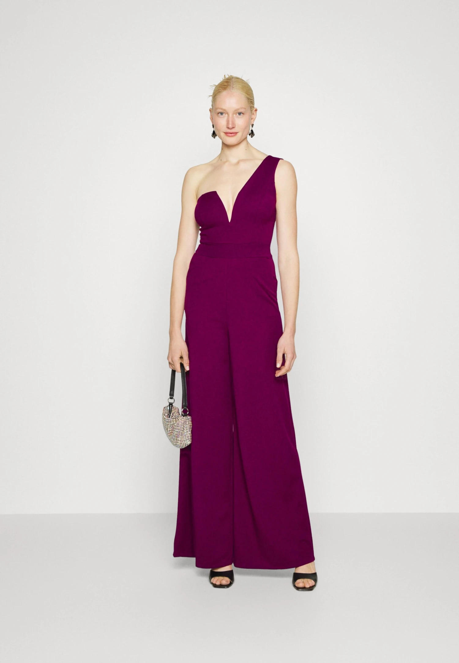 Fleur One Shoulder - Combinaison - Plum 2 Fleur One Shoulder - Combinaison - Plum – Image 2