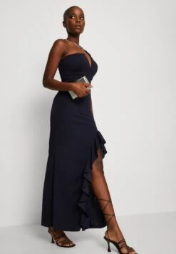 Wal G Soya One Shoulder Maxi Dress - Robe En Jersey - Navy Blue 9 Wal G Soya One Shoulder Maxi Dress - Robe En Jersey - Navy Blue -Wal Mode Promos Soldes Boutique e9293973769a45f3ad1309b4403936a1