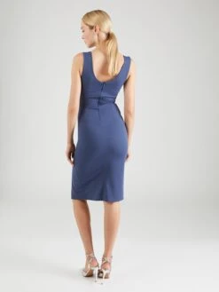 Wal G Robes Midi Robe JUMINA Femme Marine -Wal Mode Promos Soldes Boutique eceb2844f98acfeaa99cfce93a35e692