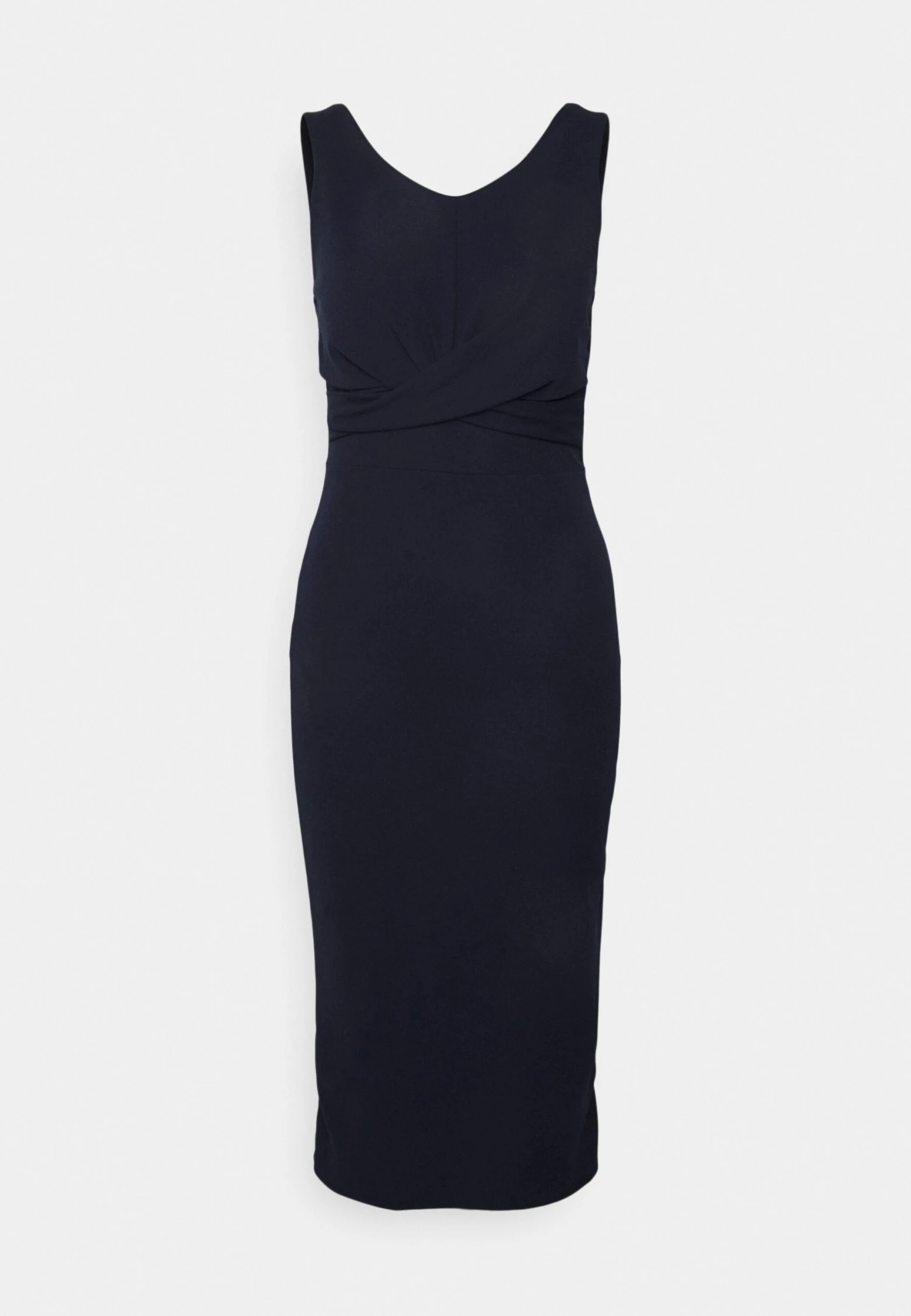 Wal G Sakina Wrap Midi Dress - Robe En Jersey - Navy Blue 5 Wal G Sakina Wrap Midi Dress - Robe En Jersey - Navy Blue – Image 5