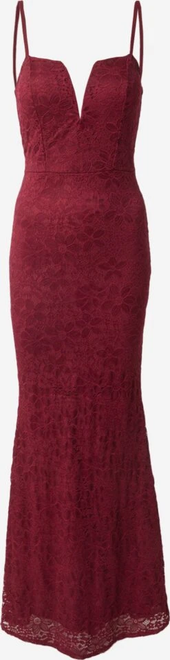 Wal G Robes De Soirée Robe De Soirée TILLY Femme Lie De Vin