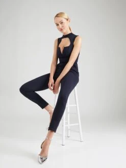 Wal G Combinaisons Longues Combinaison Femme Bleu Marine -Wal Mode Promos Soldes Boutique f0032db166ca57d3db1df88e4de48663