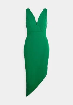 Wal G Tulip Midi Dress - Robe De Soirée - Leaf Green -Wal Mode Promos Soldes Boutique f45823cb7f3440fc98379981ddac4f4c