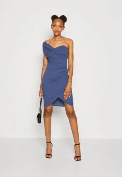 Wal G Milly One Shoulder Dress - Robe En Jersey - Denim Blue 7 Wal G Milly One Shoulder Dress - Robe En Jersey - Denim Blue -Wal Mode Promos Soldes Boutique f4f63f97e0414b718f0ff5076e00fa30