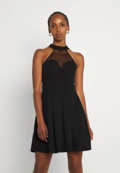 Wal G Bernice Skater Dress - Robe En Jersey - Black