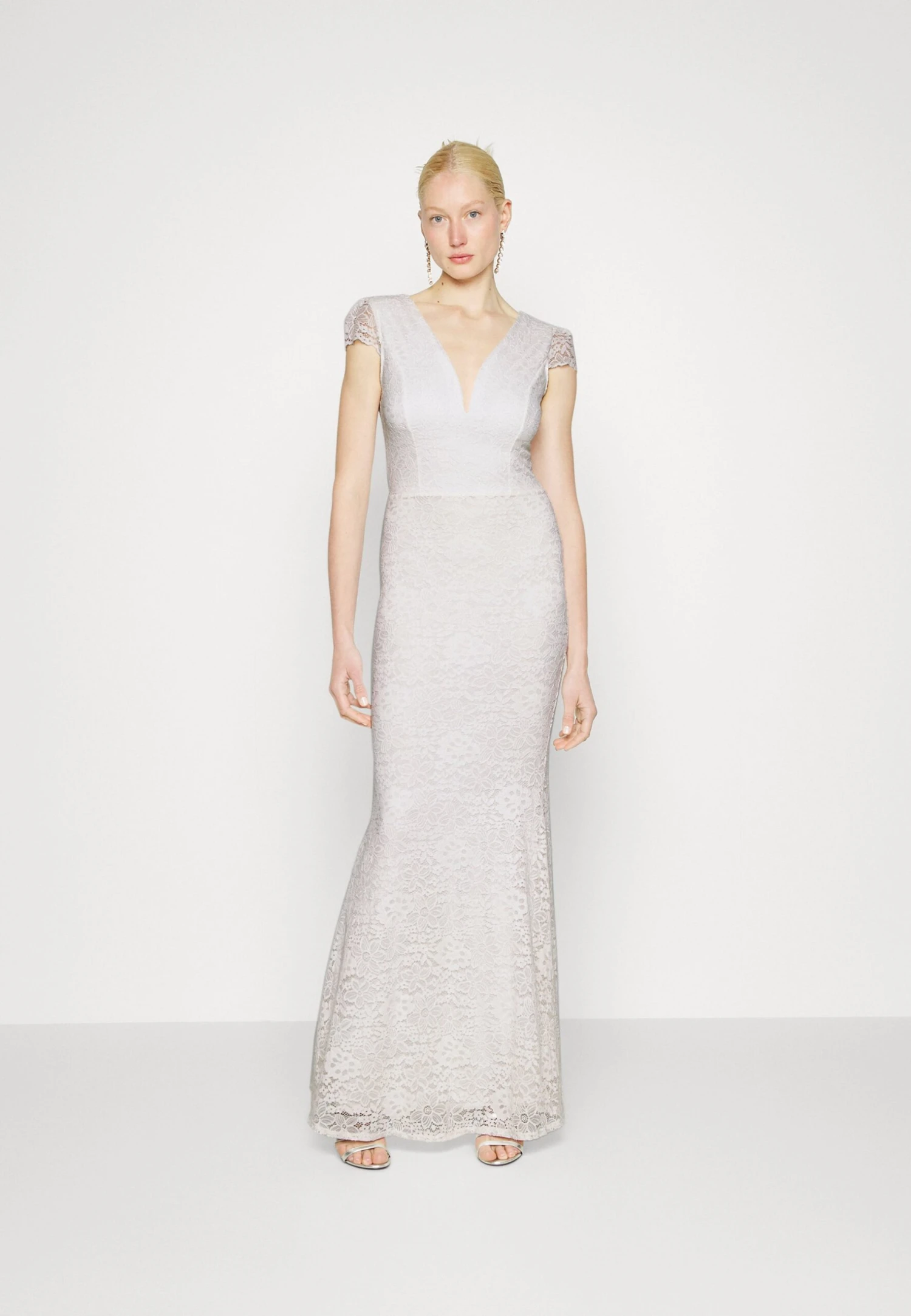 Wedding Tall First Dance Neck - Robe De Cocktail - White 1 Wedding Tall First Dance Neck - Robe De Cocktail - White