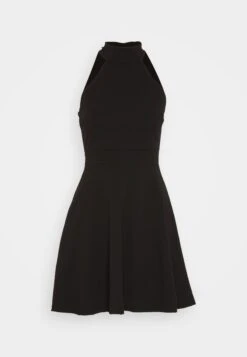 Wal G Annie Halter Skater - Robe En Jersey - Black -Wal Mode Promos Soldes Boutique fe7f99c2c7ae42a387e9d8ec0090e615